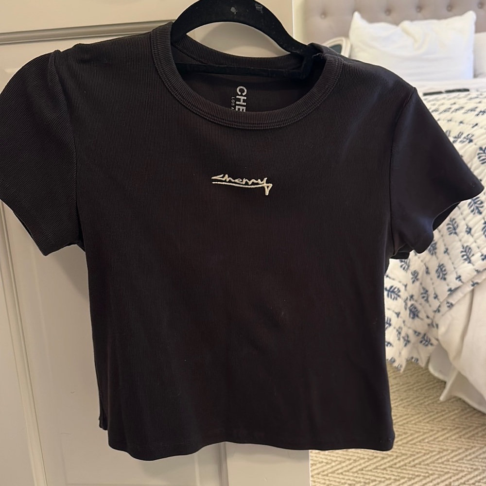 Cherry LA baby tee